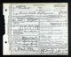 Williamson, Buena Vista - Death Certificate