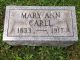 Carll, Mary Ann (Platt) Carll, Mary Ann (Platt)