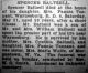 Baltzell, Spencer - Obituary