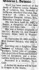 Belasco, Minerva Louise (Cole) - Obituary